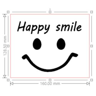 ウォールステッカー　Happy Smile ミュークハウト製作(その他)