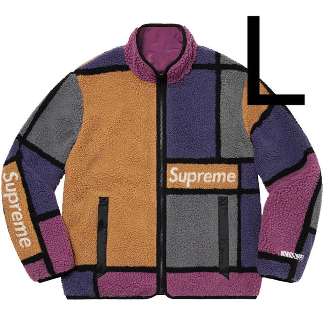 L Supreme Reversible Colorblocked Fleece