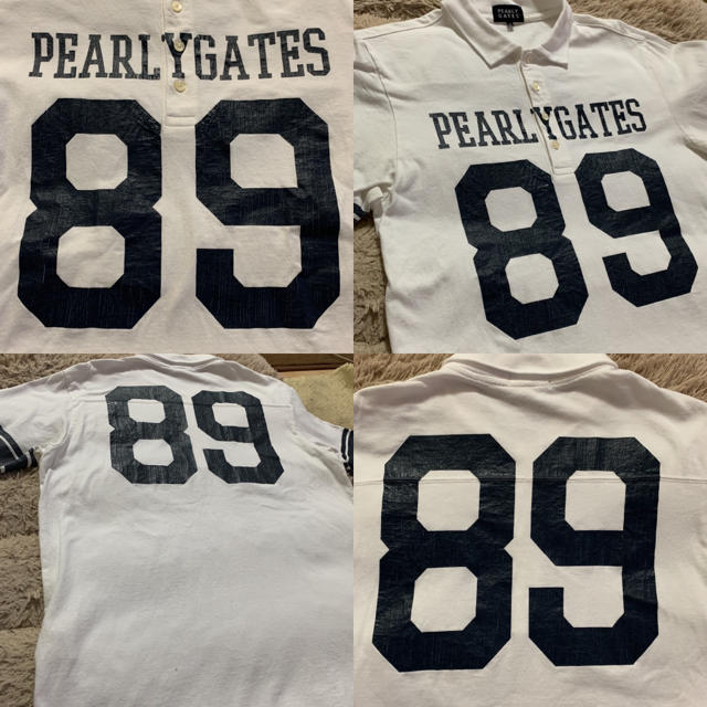 PEARLY GATES(パーリーゲイツ)の💕PEARLY GATES MENS cottonポロシャツ［5］サイズ メンズのトップス(ポロシャツ)の商品写真