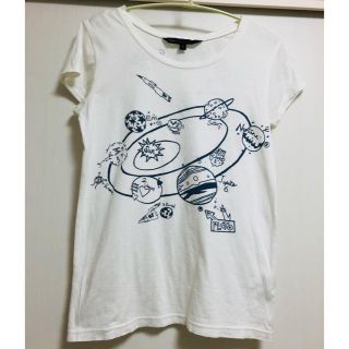 マークバイマークジェイコブス(MARC BY MARC JACOBS)のMARC JACOBS Tシャツ プリント　白(Tシャツ(半袖/袖なし))