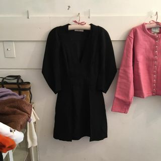 プラダ(PRADA)のPRADA black onepiece.(ひざ丈ワンピース)