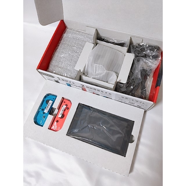 Nintendo Switch ネオンブルー/ネオンレッド 新型美品 - 1