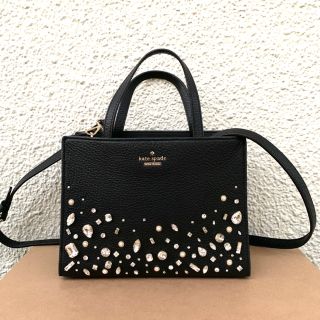 ケイトスペードニューヨーク(kate spade new york)のkate spade ビジュー ブラック ショルダー バッグ  (ショルダーバッグ)