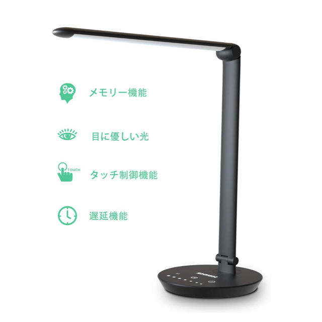 ⭐️多機能⭐️LED デスクライト電気スタンド 卓上ライト 7段階調色 ...