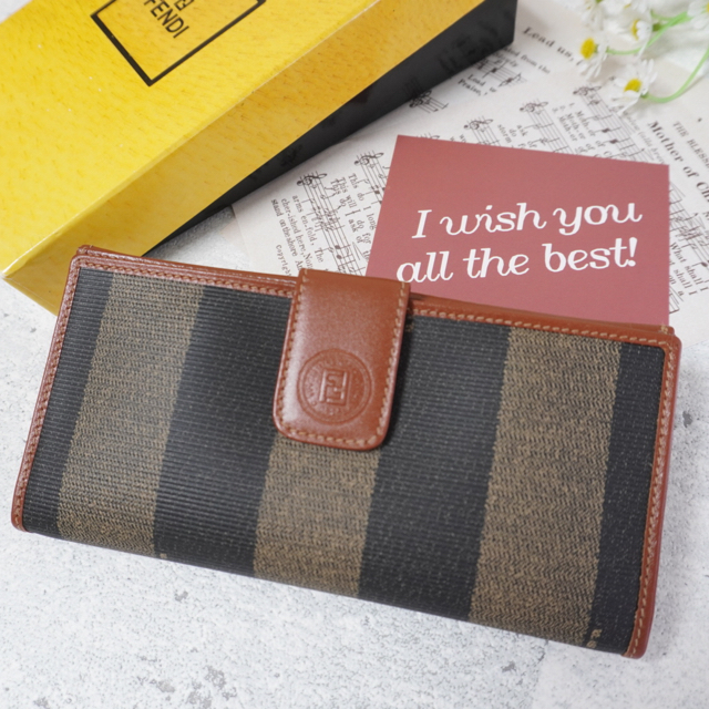 未使用品 FENDI 長財布 2804-1339 ペカン柄 391 | www.myglobaltax.com
