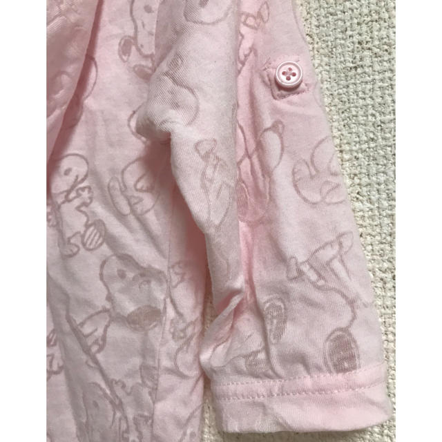 SNOOPY(スヌーピー)の80スヌーピー薄手パーカー キッズ/ベビー/マタニティのベビー服(~85cm)(カーディガン/ボレロ)の商品写真