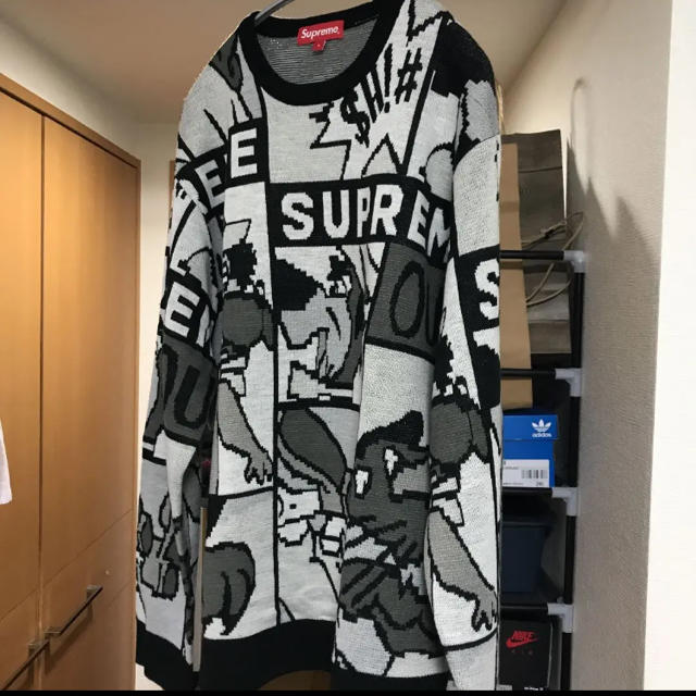 supreme cartoon sweater Lサイズ