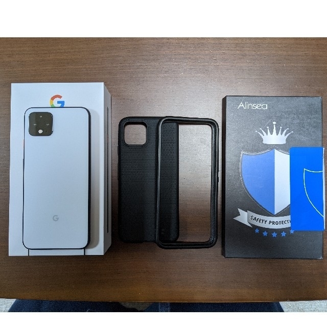 スマートフォン/携帯電話Google Pixel4 ホワイトSIMフリー 128GB 美品 限定値引き