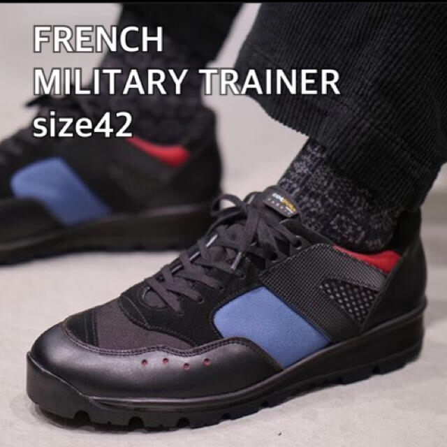 COMOLI(コモリ)の【新品】ROF FRENCH MILITARY TRAINER メンズの靴/シューズ(スニーカー)の商品写真