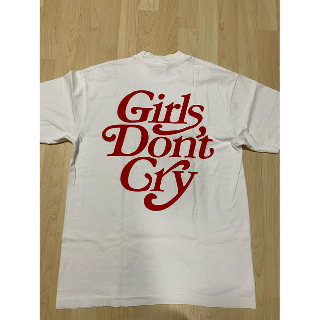 Girls Don't Cry LOGO T-shirt white 正規品