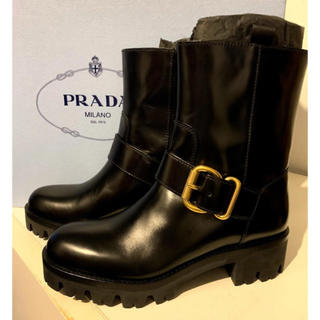 プラダ(PRADA)の定価17万❤️新品・未使用 PRADA エンジニア ブーツ(ブーツ)