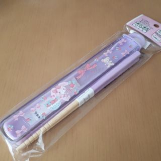 ボンボンリボン(ぼんぼんりぼん)の新品！ぼんぼんりぼん お箸セット(弁当用品)