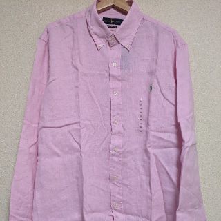 ラルフローレン(Ralph Lauren)の【新品】ラルフローレン 麻100% ピンクシャツ長袖(シャツ)