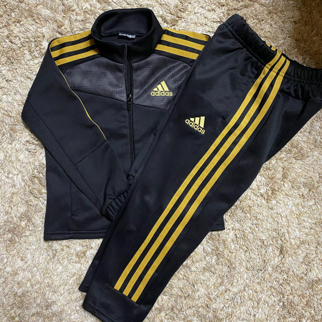 adidas(アディダス)のadidasジャージ上下 100 キッズ/ベビー/マタニティのキッズ服男の子用(90cm~)(その他)の商品写真