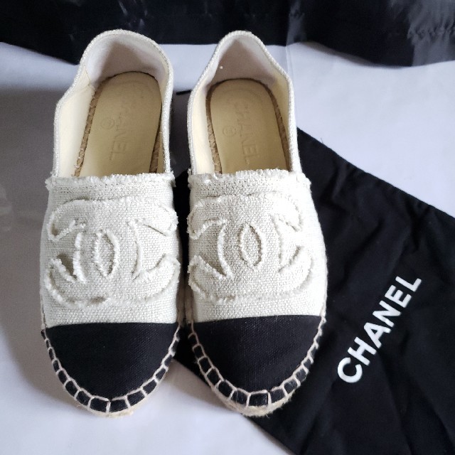 美品 CHANEL シャネル エスパドリーユ スリッポン スニーカー 美品 CHANEL シャネル エスパドリーユ スリッポン スニーカー