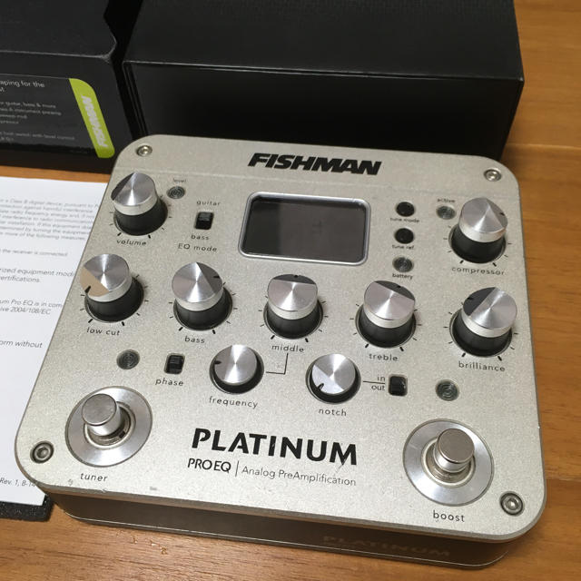 FISHMAN Platinum Pro EQ/DI Analog Preamp