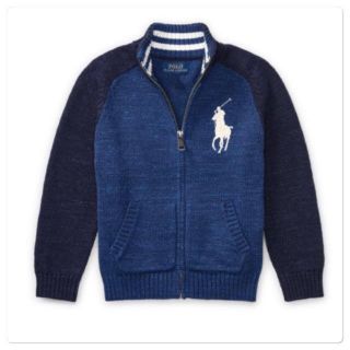 ポロラルフローレン(POLO RALPH LAUREN)の新品・未使用 ラルフローレン ニットパーカー 5 115cm(ジャケット/上着)