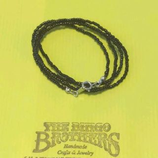 クロムハーツ(Chrome Hearts)のTHEBINGOBROTHERSザビンゴブラザーズ 丸小ブラックビーズネックレス(ネックレス)