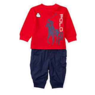 ラルフローレン(Ralph Lauren)の新品・未使用 ラルフローレン  上下セット ロンT &パンツ 18M 85cm(Tシャツ/カットソー)