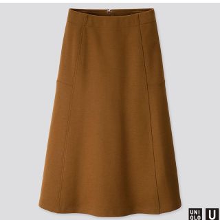 ユニクロ(UNIQLO)のユニクロ　ジャージーフレアスカート(ひざ丈スカート)