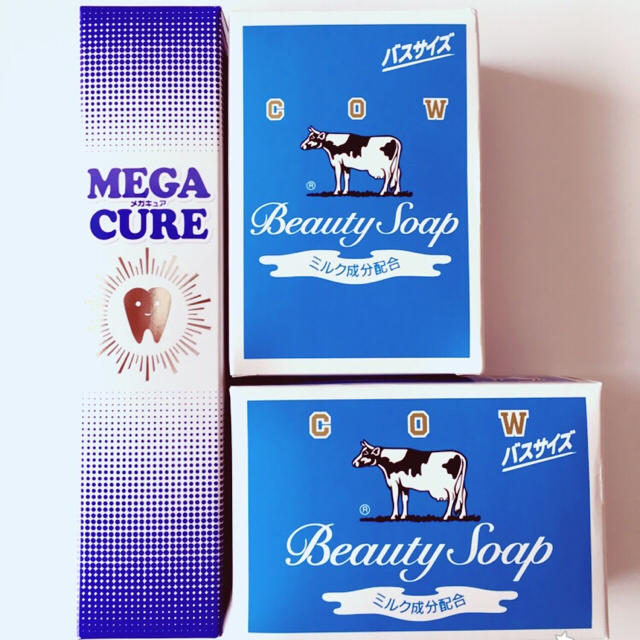 メガキュア＆牛乳石鹸 コスメ/美容のボディケア(ボディソープ/石鹸)の商品写真