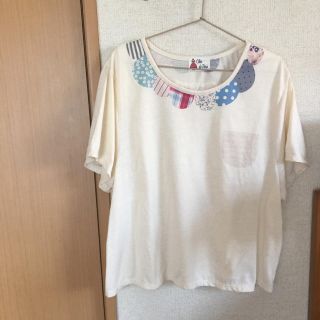 パラビオン(Par Avion)の【パラビオン】スカラッププリントＴシャツ(Tシャツ(半袖/袖なし))