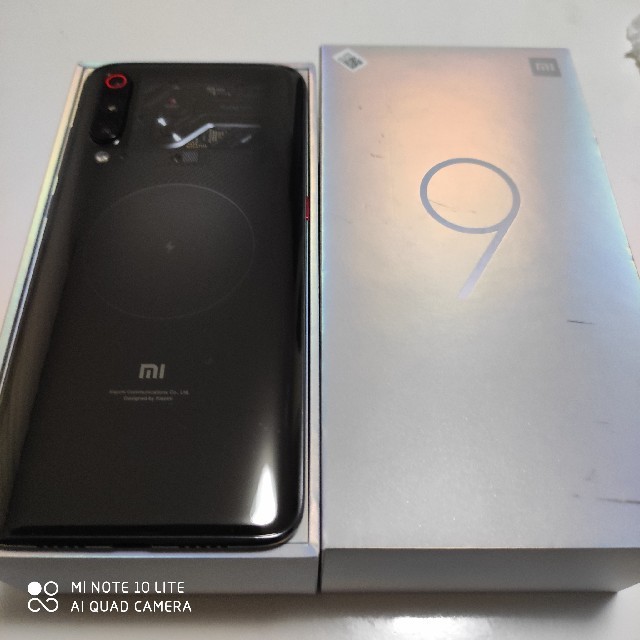 Xiaomi mi 9 透明スマートフォン/携帯電話