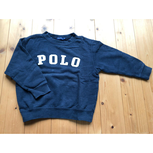 POLO RALPH LAUREN(ポロラルフローレン)の★値下げusedラルフローレン100トレーナー キッズ/ベビー/マタニティのキッズ服女の子用(90cm~)(Tシャツ/カットソー)の商品写真