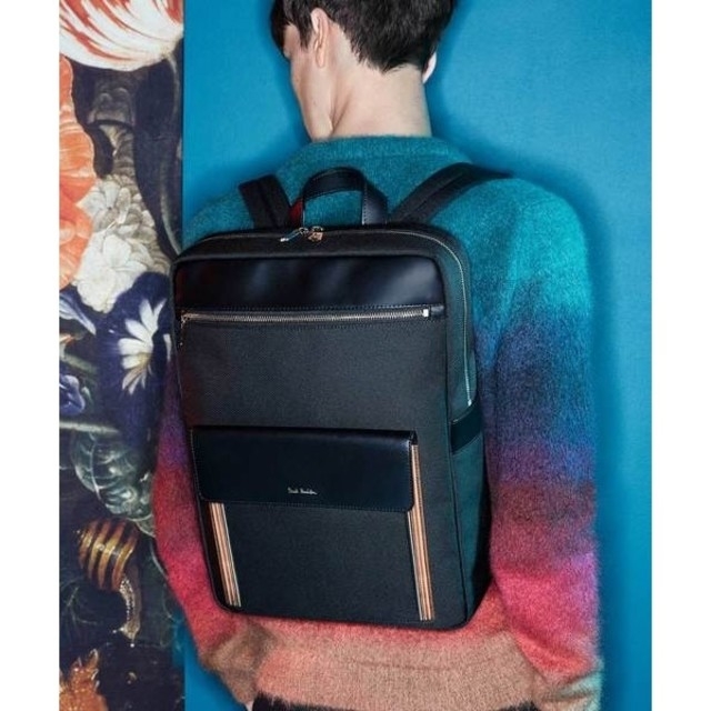 美品 Paul Smith マルチカラーストライプ  リュック