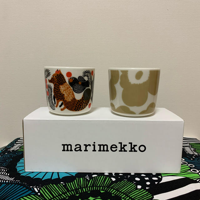 marimekko(マリメッコ)のmarimekko マリメッコ　ラテマグKetunmarja 新品送料込 インテリア/住まい/日用品のキッチン/食器(グラス/カップ)の商品写真