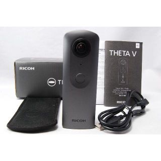 リコー(RICOH)のRICOH リコー THETA V メタリックグレー(ビデオカメラ)