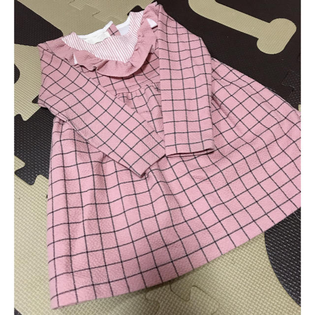 ZARA KIDS(ザラキッズ)のザラベビー　ワンピース　フォーマル　80 キッズ/ベビー/マタニティのベビー服(~85cm)(ワンピース)の商品写真