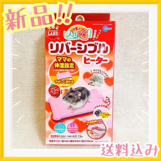 ほっとハム暖 リバーシブル ミニヒーター  ハムスター ハリネズミ 小動物　用(小動物)