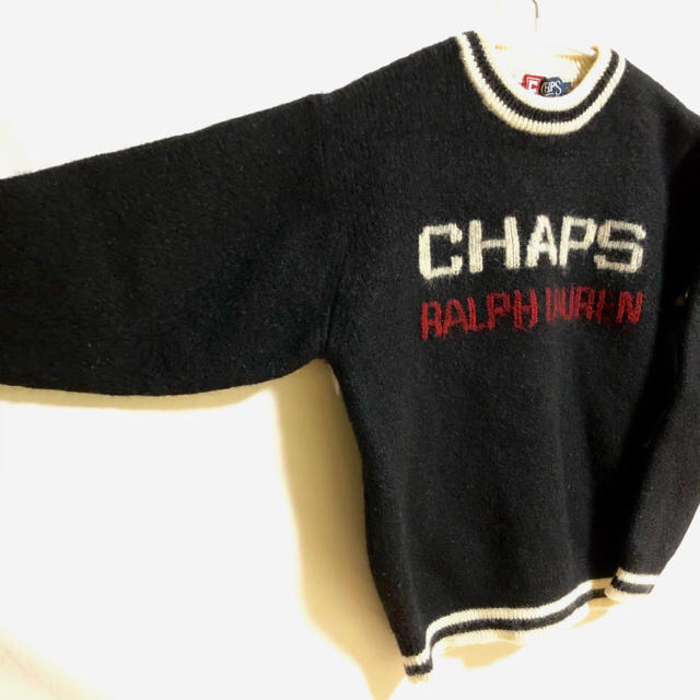 Ralph Lauren(ラルフローレン)のCHAPS POLO RALPH LAUREN ニット　ブラック　セーター レディースのトップス(ニット/セーター)の商品写真