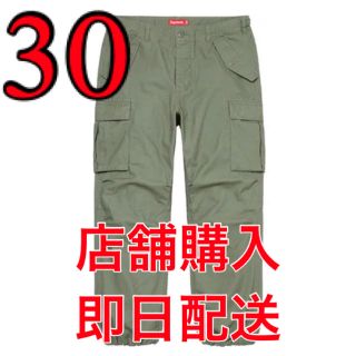 シュプリーム(Supreme)のsupreme cargo pants 30 olive オリーブ カーゴパンツ(ワークパンツ/カーゴパンツ)