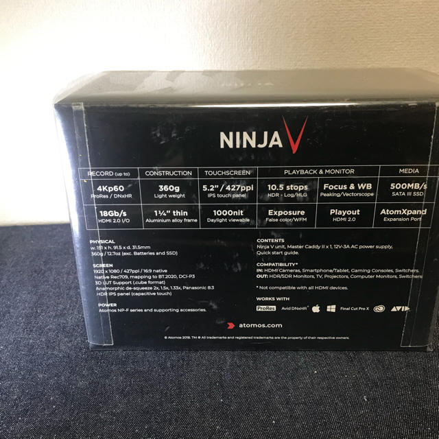 Atomos Ninja V スマホ/家電/カメラのテレビ/映像機器(その他)の商品写真