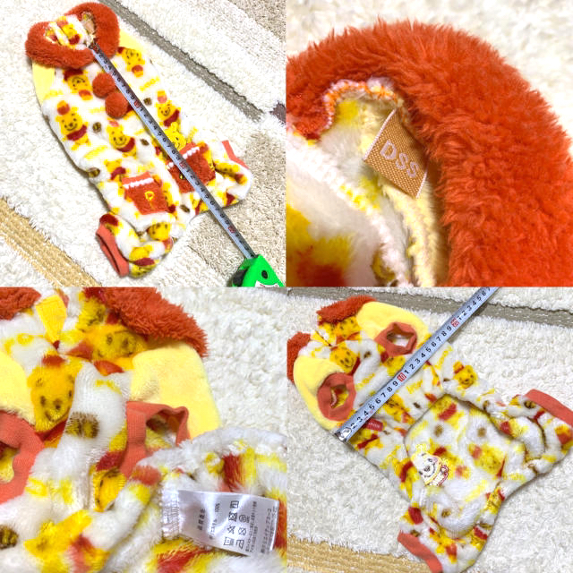 ❣️ペットパラダイス❣️メッチャ♪可愛い♪プーさん♪モコモコつなぎ♪サイズDSS その他のペット用品(犬)の商品写真