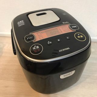 アイリスオーヤマ(アイリスオーヤマ)のアイリスオーヤマ　一升炊き　10合　IHジャー炊飯器　IE10型　ブラック(炊飯器)