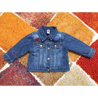 ギャップ(GAP)の【美品】babyGAP Gジャン デニムジャケット70サイズ(ジャケット/コート)