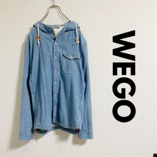 ウィゴー(WEGO)のBROWNY フード付きデニムシャツ(シャツ)