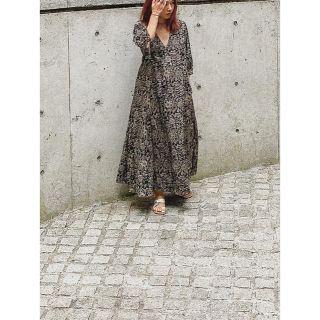 高山都さん着用】ancientalaのHOJA DRESS-
