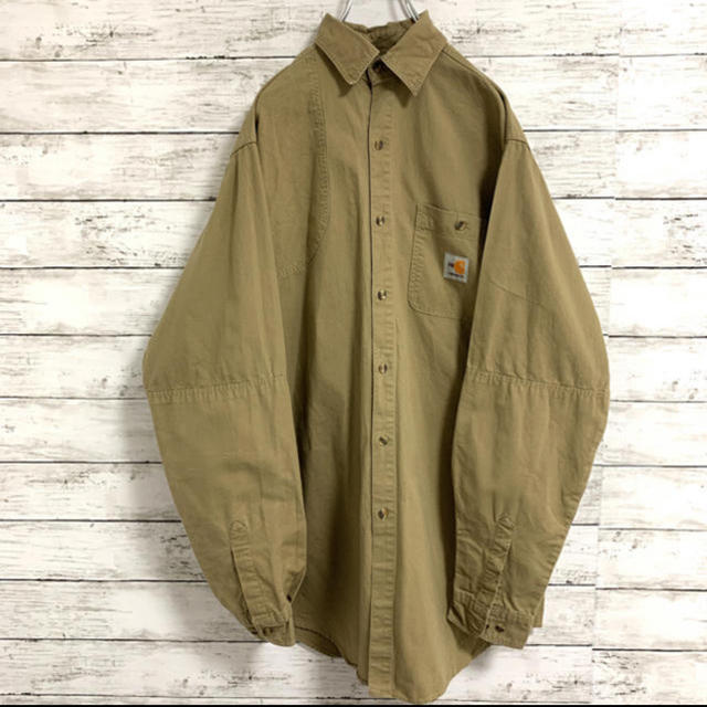 carhartt(カーハート)の希少　90s ビックシャツ　carhartt  メンズのトップス(シャツ)の商品写真