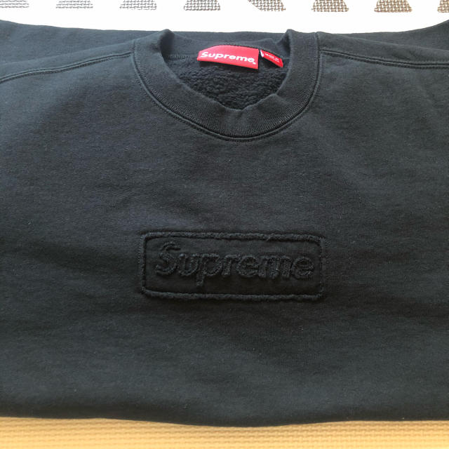 Sサイズ　Supreme Cutout Logo Crewneck シュプリーム