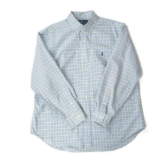 Ralph Lauren(ラルフローレン)のラルフローレン　オックス素材◎ラインチェックBDシャツ メンズのトップス(シャツ)の商品写真