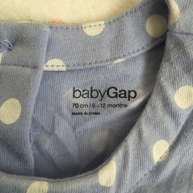 babyGAP(ベビーギャップ)のソーダ色♡BabyGap♡ワンピ キッズ/ベビー/マタニティのベビー服(~85cm)(ワンピース)の商品写真
