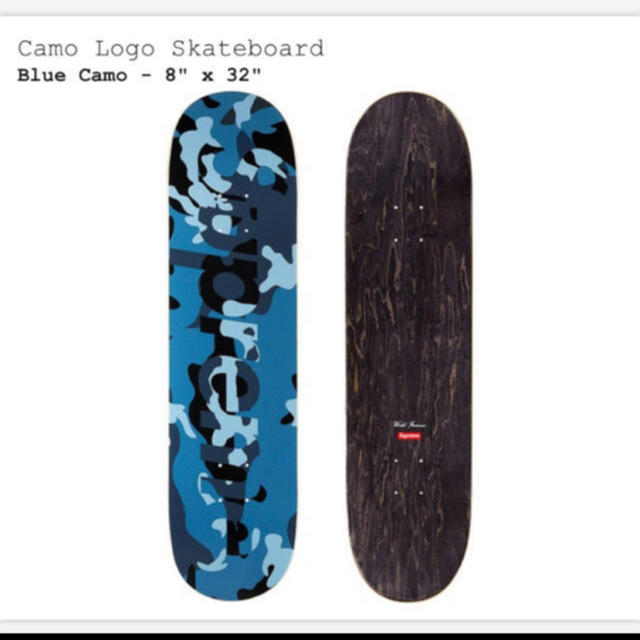 Supreme(シュプリーム)のsupreme camo blue Skateboard スポーツ/アウトドアのスポーツ/アウトドア その他(スケートボード)の商品写真