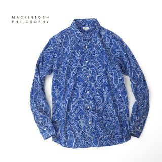 マッキントッシュフィロソフィー(MACKINTOSH PHILOSOPHY)のマッキントッシュフィロソフィー　ペイズリー柄シャツ(シャツ)