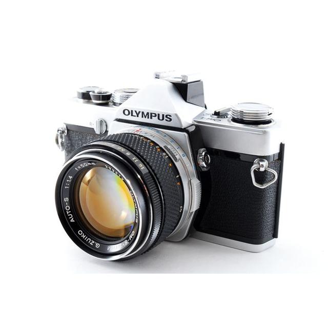 OLYMPUS(オリンパス)の完全動作品♪☆モルト張り替え＆電池付き‼☆ OLYMPUS オリンパス OM-1 スマホ/家電/カメラのカメラ(フィルムカメラ)の商品写真