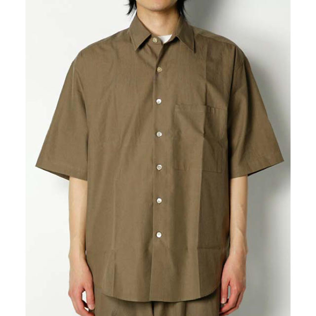 ＜AURALEE＞FINX TWILL SLEEVED BIG SHIRTS