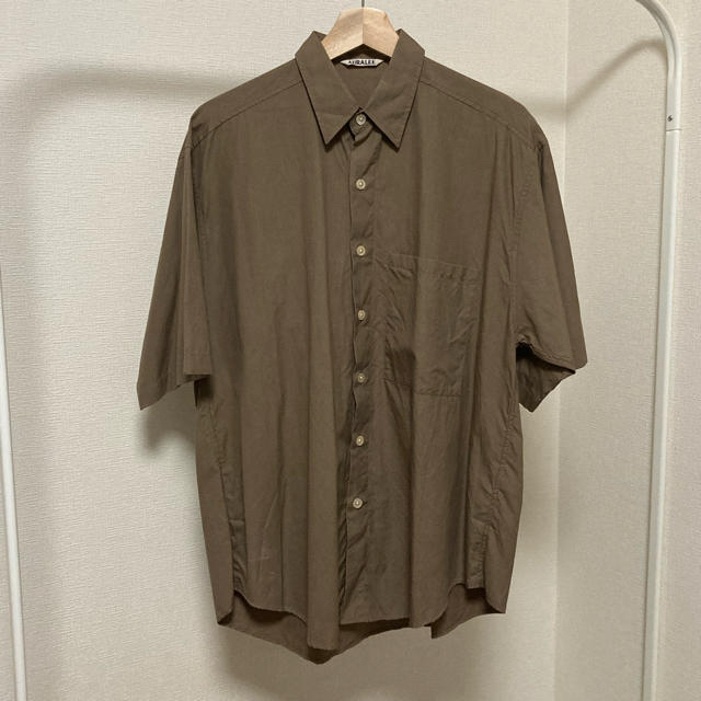 ＜AURALEE＞FINX TWILL SLEEVED BIG SHIRTS メンズのトップス(シャツ)の商品写真